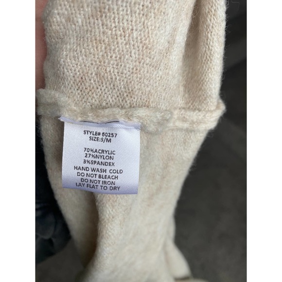 Grade & Gather tan sweater dress w/ pockets, size S/M, NWOT - Picture 6 of 7